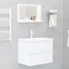 vidaXL Kúpeľňové zrkadlo biele 60x10,5x37 cm Drevený Náhľad obrázku produktu 6