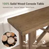 Table console Tribesigns en bois massif, 180 cm, table Voir les images du produit 8
