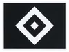 Hamburger SV HSV Autocollant losange football noir Voir les images du produit 3