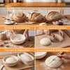 15-teiliges Gärkörbchen-Set aus Rattan, 23 cm rund und 25 Produktbild-Vorschau 9