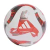 A white and red Adidas indoor football. Anteprima dell’immagine prodotto