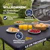 Casaria Set Mobili da Birreria 180 cm Pieghevole 2x Panca Anteprima dell’immagine prodotto 6