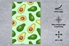 MuchoWow® Mauspad Mousepad Avocado - Muster - Grün 40x60 cm Produktbild-Vorschau 2