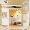 Flieks Etagenbett 90x200cm mit Schreibtisch und Produktbild-Vorschau 2