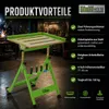 mobiler Schweißtisch höhenverstellbar 77-92 cm klappbar Produktbild-Vorschau 9