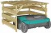 vidaXL Garaż na kosiarkę brązowy 84 x 80 x 56 cm Podgląd zdjęcia produktu 3