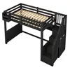 Flieks Etagenbett 90x200cm mit Led, Hochbett mit Produktbild-Vorschau 9