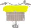 ECENCE Protection pluie panier vélo Jaune Couverture panier Voir les images du produit 1