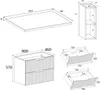 RODAN | Waschbeckenunterschrank - Weiß - 100 cm - 2 Produktbild-Vorschau 5