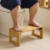 HOMCOM Toiletzitting, bamboe, inklapbaar, badkamerkruk, Productafbeelding-voorbeeld 2