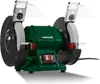 A green and black Parkside bench grinder is shown against a white background. Produktbild-Vorschau