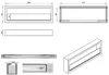 Biokominek wiszący S-Line BOX 120cm czarny z szybą, ścienny Podgląd zdjęcia produktu 12