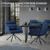ML-Design Esszimmerstühle drehbar 4er Set Dunkelblau Produktbild-Vorschau 5