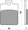 Pistone freno posteriore a 1 pistone per Aprilia SR50 SR 50 Anteprima dell’immagine prodotto 3