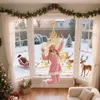 Goldener Weihnachtsbaum Fensterbilder XXL, Fensterbild Produktbild-Vorschau 4