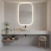 Lavabo Da Appoggio Rea Pearl Warm  Beige Anteprima dell’immagine prodotto 6