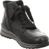 A black leather boot with a gray sole is shown against a white background. Anteprima dell’immagine prodotto