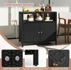 Armadio da giardino in rattan KOMFOTTEU, credenza con piano Anteprima dell’immagine prodotto 6