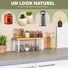 Étagère à épices Bremermann, étagère de cuisine, en bambou Voir les images du produit 2
