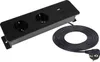 DesignLight Möbel-Einbausteckdose TAOBOX schwarz mit USB A Produktbild-Vorschau 1