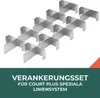 10er Set Tennislinien-Verankerungen – Edelstahl Produktbild-Vorschau 3