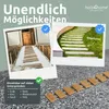 holz4home® Rollweg aus Lärche 25 cm I Holzweg Gartenweg zum Produktbild-Vorschau 6