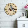Opviq, 3030MS- HMA6172, Bunt, Wanduhren, 30 cm, 100% MDF Produktbild-Vorschau 1
