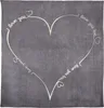 Kuscheldecke Tagesdecke Love You Herz Grau Glow in the Dark Produktbild-Vorschau 3