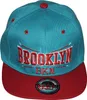Basecap - Brooklyn - blau-rot - Baseball Cap Produktbild-Vorschau 1