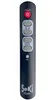 A black remote control with red and gray buttons, set against a white background. Náhľad obrázku produktu