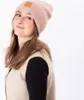 Occulto Leatherpatch Winter Mütze Beanie (Brown Label) Produktbild-Vorschau 6