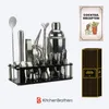 KitchenBrothers Cocktail Set - 24-teilig - Inkl. Cocktail Produktbild-Vorschau 2