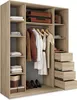 Masseno Schiebetürenschrank PINA 160/205/58 cm Produktbild-Vorschau 3