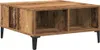A square coffee table with a wood-grain finish and two open storage compartments, shown from a front-side angle on a white background. Produktbild-Vorschau