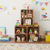 Dřevěná bedna s plameny 40x30x25cm - bedna na ovoce, Náhled obrázku produktu 3