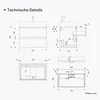 Mai & Mai Badmöbel-Set Waschbeckenunterschrank 60x38x56cm Produktbild-Vorschau 8