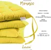 Lavea® Sitzkissen 40x40 cm, 4er Set, Zartgelb - mit Produktbild-Vorschau 3