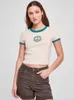 Urban Classics - Damen Stretch Jersey Cropped T-Shirt Produktbild-Vorschau 6