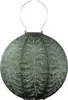 LUMIZ Lampion Solarlampe Round 30 Folia Sage Green Produktbild-Vorschau 9
