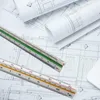 Architektonické pravidlo 30 cm, trojúhelníkové pravidlo, Náhled obrázku produktu 3
