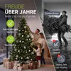JUSKYS® Weihnachtsbaum Norvi 220 cm grün stabiler Produktbild-Vorschau 7