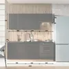 Küchenzeile 200 cm Schwarz Matt - ohne Arbeitsplatte - MDF Produktbild-Vorschau 7