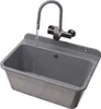 Granitan - Výlevka - Drez 61x41 cm - Drez sivý - s batériou Náhľad obrázku produktu 2