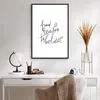 Gerahmtes Poster - Schwarzer Rahmen - Manuskript Motto Produktbild-Vorschau 6