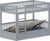 MODFU lit pour enfants 90x200 cm, lit superposé avec Voir les images du produit 7