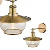 Globo Lighting Wandleuchte Metall bronzefarben, Glas, BxH: Produktbild-Vorschau 4