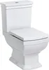 Stand-WC Toilette mit Spülkasten Soft-Close Retro-Stil Produktbild-Vorschau 1