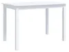 vidaXL Esstisch Weiß 114x71x75 cm Massivholz Gummibaum Produktbild-Vorschau 1