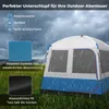 Tente COSTWAY pour 5 personnes, tente de camping avec Voir les images du produit 5