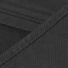 A close-up view of black fabric with stitching and a zipper. Anteprima dell’immagine prodotto